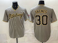 Pittsburgh Pirates #30 Paul Skenes Gray Jereymy Limited Stitched Jersey