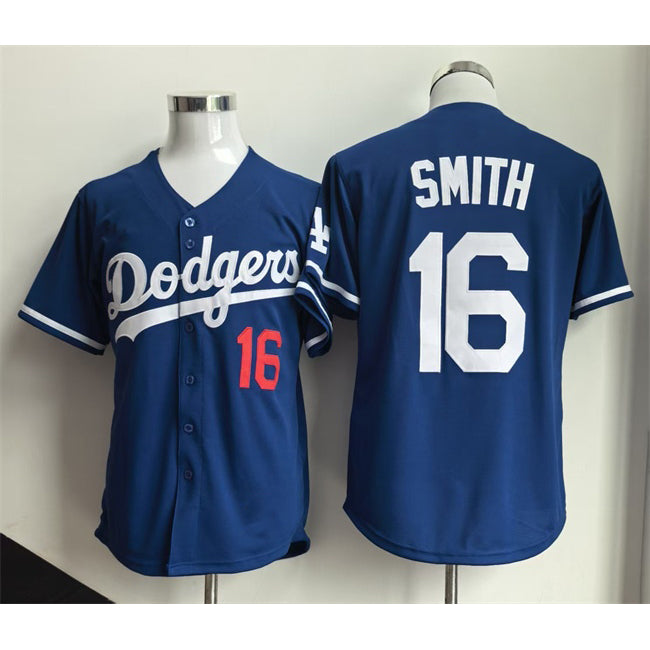 Los Angeles Dodgers #16 Will Smith Royal Jereymy Limited Stitched Jersey