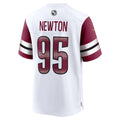 W.Commanders #95 Jer'Zhan Newton White Jereymy Game Jersey
