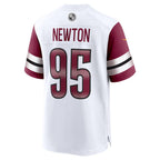 W.Commanders #95 Jer'Zhan Newton White Jereymy Game Jersey