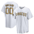 Custom Arizona Diamondbacks Active Player White Jereymy 2022 All-Star Cool Base Stitched Jersey