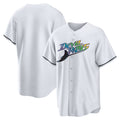 Tampa Bay Rays White Jereymy Home Replica Team Jersey
