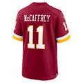 W.Commanders #11 Luke McCaffrey Burgundy Jereymy Game Jersey