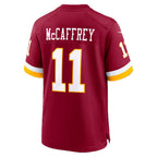 W.Commanders #11 Luke McCaffrey Burgundy Jereymy Game Jersey