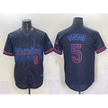 Toronto Blue Jays #5 Daulton Varsho Navy Jereymy 2024 City Connect Limited Stitched Jersey