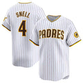 San Diego Padres #4 Blake Snell White Jereymy 2024 Home Limited Stitched Jersey