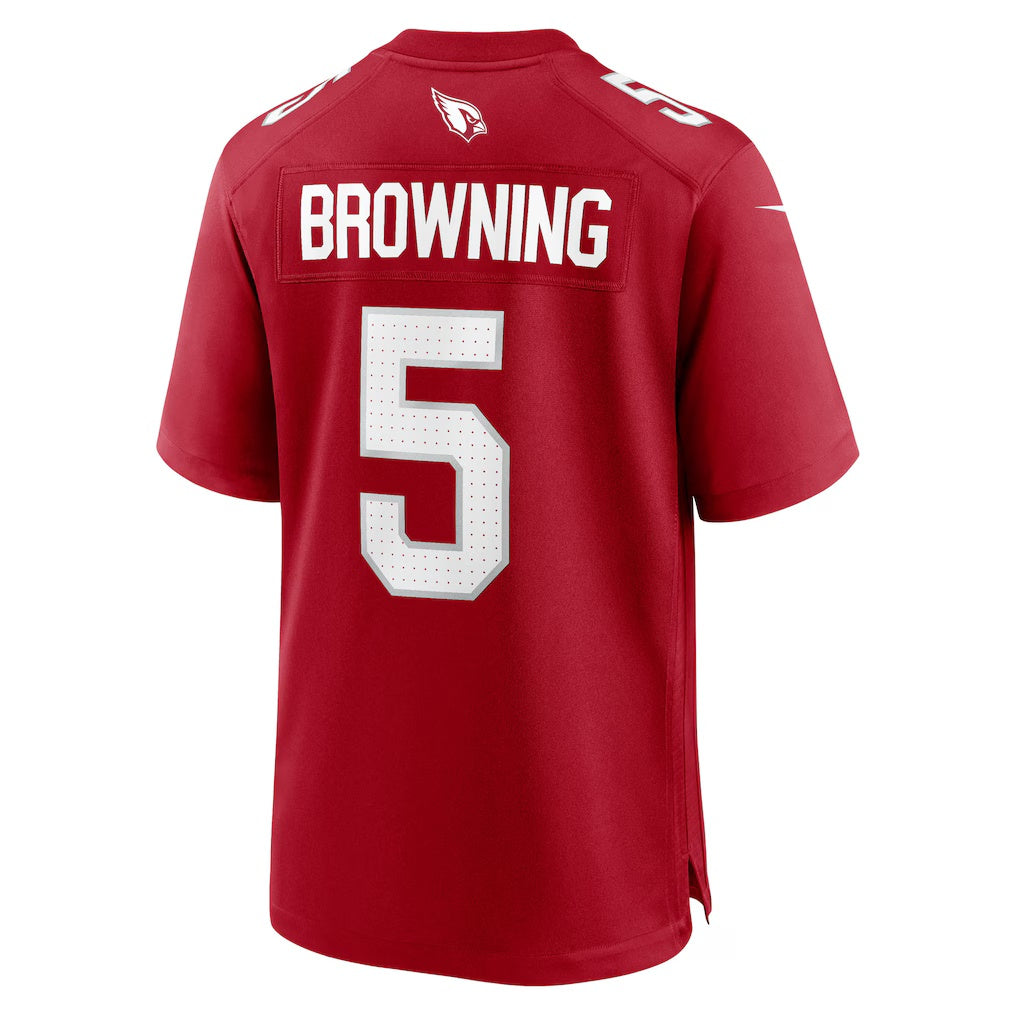 A.Cardinals #5 Baron Browning Cardinal Jereymy Team Game Jersey