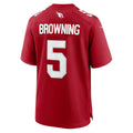 A.Cardinals #5 Baron Browning Cardinal Jereymy Team Game Jersey