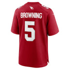 A.Cardinals #5 Baron Browning Cardinal Jereymy Team Game Jersey