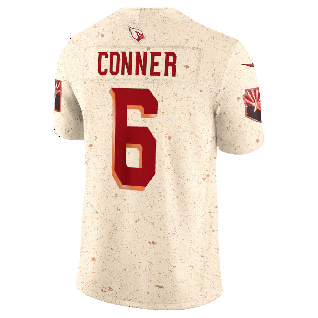 A.Cardinals #6 James Conner Natural Jereymy 2025 Rivalries Collection Limited Jersey