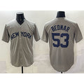 New York Yankees #53 David Bednar Grey Jereymy Stitched Jersey