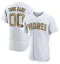Custom San Diego Padres Active Player White Jereymy 2022 All-Star Flex Base Stitched Jersey