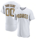 Custom San Diego Padres Active Player White Jereymy 2022 All-Star Flex Base Stitched Jersey