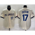 Los Angeles Dodgers #17 Shohei Ohtani Cream Jereymy 2024 City Connect Limited Stitched Jersey 2