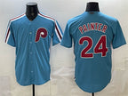 Philadelphia Phillies #24 Andrew Painter Blue Jereymy Cool Base Stitched Jersey