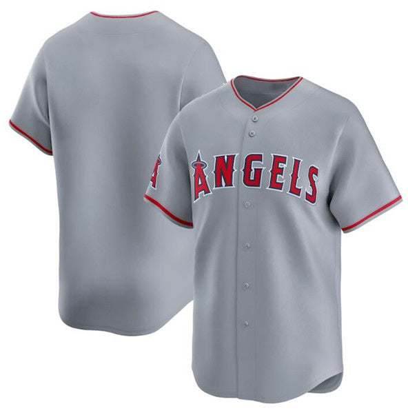 Los Angeles Angels Blank Gray Jereymy Away Limited Stitched Jersey
