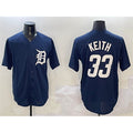 Detroit Tigers #33 Colt Keith Navy Jereymy Cool Base Stitched Jersey