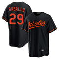 Baltimore Orioles #29 Samuel Basallo Player Black Jereymy Home Game Stitched Jerseys