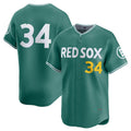 Boston Red Sox #34 David Ortiz Green Jereymy 2025 City Connect Limited Stitched Jersey