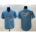 Toronto Blue Jays Team Big Logo Blue Jereymy 2025 World Series Home Cool Base Stitched Jersey
