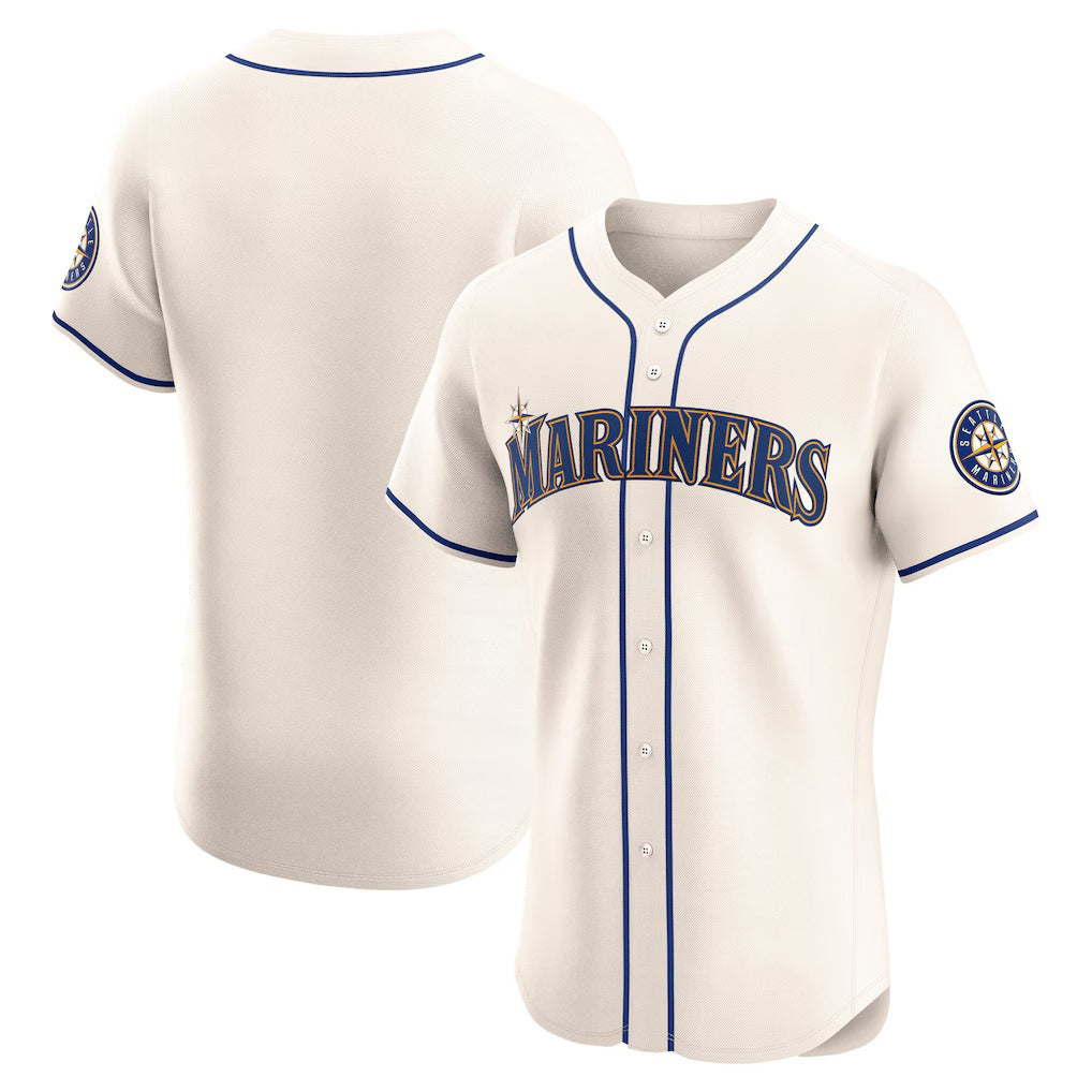 Seattle Mariners Cream Jereymy Alternate Elite Jersey
