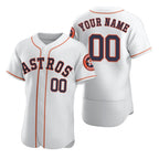 Custom Houston Astros White Jereymy 2020 Stitched Flex Base Jersey