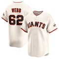 San Francisco Giants #62 Logan Webb Cream Jereymy Home Limited Player Jersey