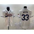 Detroit Tigers #33 Colt Keith White Jereymy With Patch Cool Base Stitched Jersey