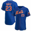 New York Mets #23 Javier Baez Royal Jereymy Anthentic Jersey