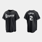 Texas Rangers #2 Marcus Semien Black Jereymy Cool Base Stitched Jersey