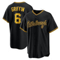 Pittsburgh Pirates #6 Konnor Griffin Black Jereymy Alternate Replica Jersey
