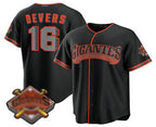 San Francisco Giants #16 Rafael Devers Black Jereymy 2026 Alternate Stadium Stitched Jersey