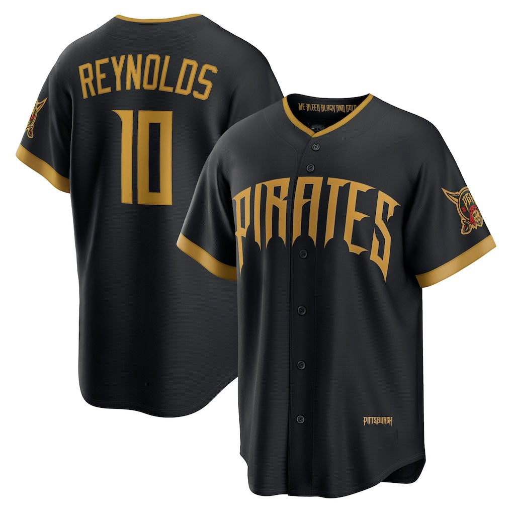 Pittsburgh Pirates #10 Bryan Reynolds Black Jereymy 2026 City Connect Stadium Jersey