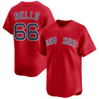 Boston Red Sox #66 Brayan Bello Red Jereymy 2024 Alternate Limited Stitched Jersey