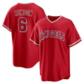 Los Angeles Angels #6 Anthony Rendon Red Jereymy Alternate Replica Player Name Jersey