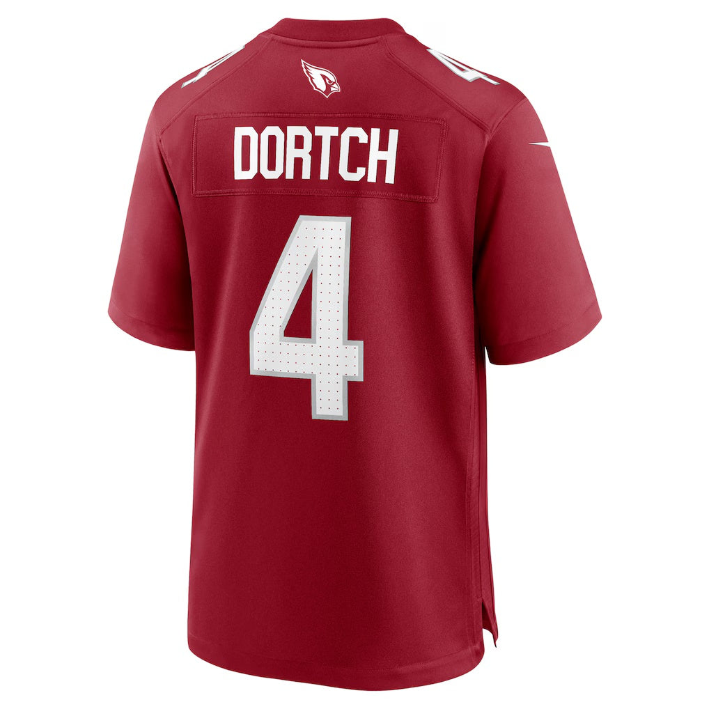 A.Cardinals #4 Greg Dortch Cardinal Jereymy Team Game Jersey