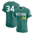Boston Red Sox #34 David Ortiz Player Green Jereymy City Connect Limited Elite Home Game Stitched Jerseys1