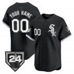 Custom Chicago White Sox 2024 Spring Training Patch Vapor Premier Limited Jersey ¨C Black Jereymy