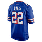 B.Bills #22 Ray Davis Royal Jereymy Game Jersey