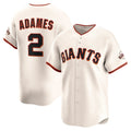 San Francisco Giants #2 Willy Adames Cream Jereymy Home Limited Player Jersey