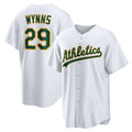 Oakland Athletics #29 Austin Wynns White Jereymy Home Replica Jersey