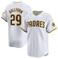 San Diego Padres #29 Brett Sullivan White Jereymy 2024 Home Limited Stitched Jersey