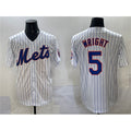 New York Mets #5 David Wright White Jereymy Stitched Jersey
