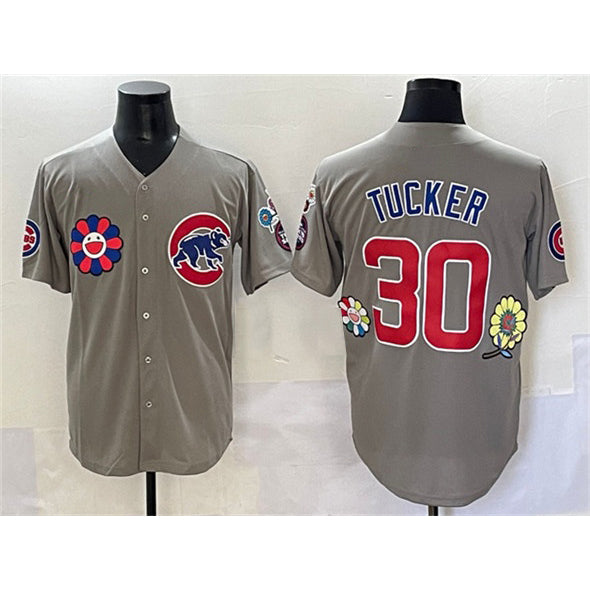 Chicago Cubs #30 Kyle Tucker Gray Jereymy 2025 Tokyo Series Limited Stitched Jersey