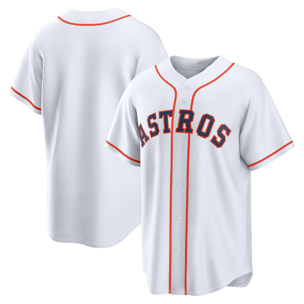 Houston Astros White Jereymy Home Replica Jersey