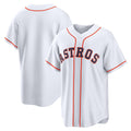 Houston Astros White Jereymy Home Replica Jersey