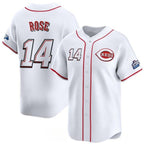Cincinnati Reds #14 Pete Rose White Jereymy 2025 Speedway Classic Home Limited Stitched Jersey