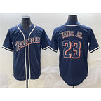 San Diego Padres #23 Fernando Tatis Jr. Navy Jereymy Stitched Jersey