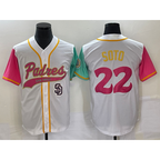 San Diego Padres #22 Juan Soto White Jereymy NEW 2023 City Connect Cool Base Stitched Jersey