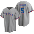 Texas Rangers #5 Corey Seager Gray Jereymy Cool Base Stitched Jersey